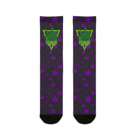 Stoners United Smoke Sesh Socks - Purple