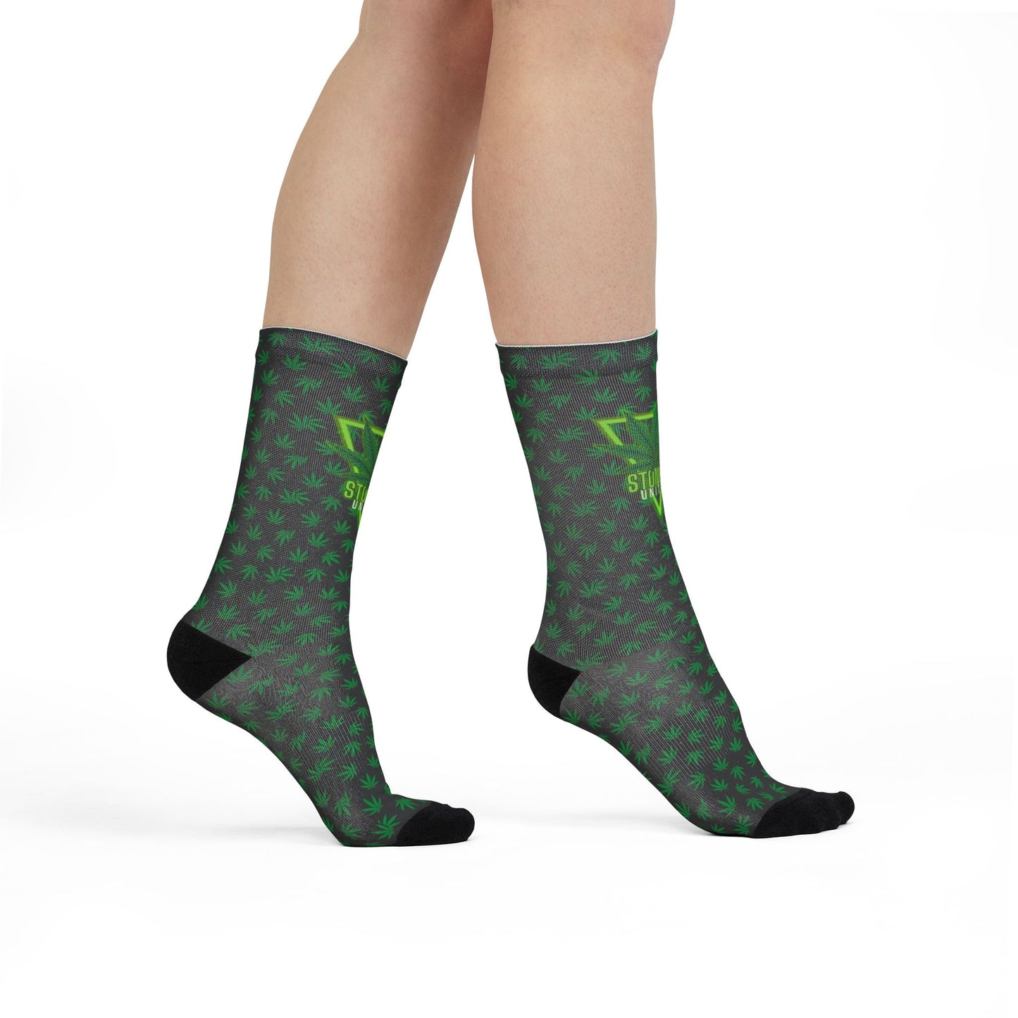 Stoners United Smoke Sesh Socks - Green